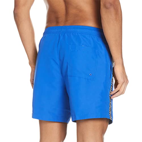 Calvin Klein Medium Drawstring Bañador para Hombre, Bobby Blue, M