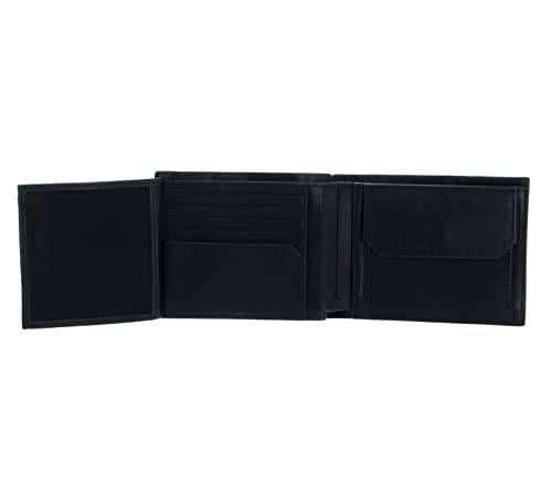 Calvin Klein Minimalism Cartera Tri-Fold para Hombre, CK Black, OS