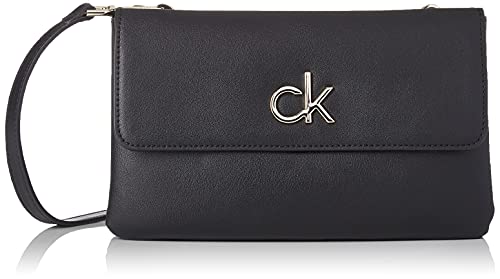 Calvin Klein RE-Lock, Crossovers para Mujer, CK Negro, One Size