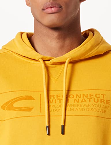 camel active 409441/7W02 Sudadera, Amarillo (Girasol), XXXL para Hombre