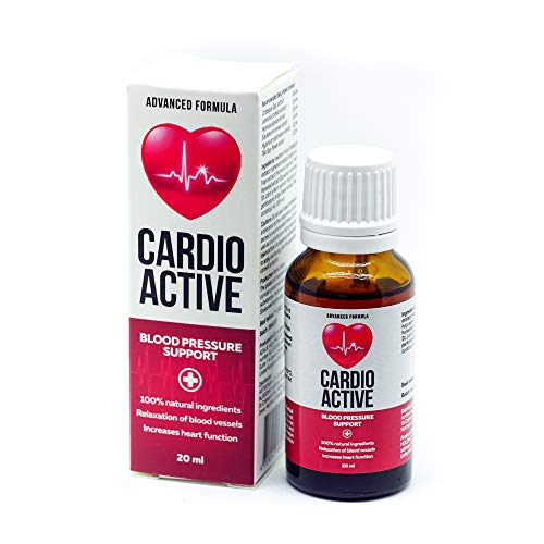 Cardio Active son gotas naturales para la regulación de la presión sanguínea y la salud cardiovascular.