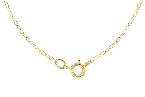 Carissima Gold Collar de Oro Amarillo de 9K (375/1000) con Colgante para Mujer 46 cm