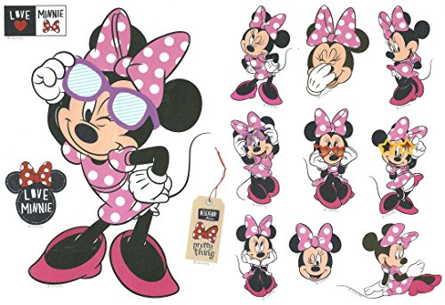Cartoon Kids Minnie et Mickey Mouse Stickers muraux chambre bébé et enfants décor Cartoon chambre produit (Minnie)