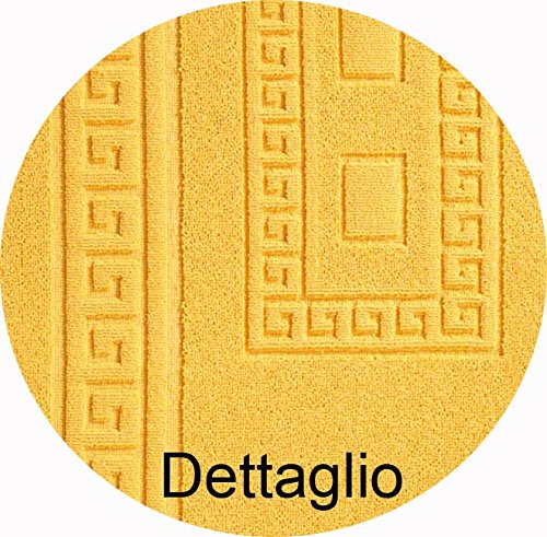 Casatessile Torino Alfombra de baño en Tejido Rizado 60x90 cm. - Giallo - Amarillo