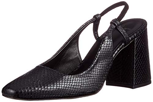 CASTAÑER | Zapato Slingback elaborado en Piel 8cm Tamara | Mujer | Negro | 39