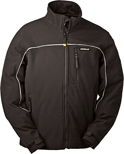 Caterpillar Chaqueta Cat Soft Shell, cálida W11440-016-L, hombre, color Negro, tamaño large