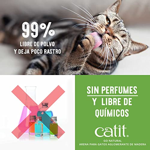 Catit Catit Go Natural! Arena De Madera para gatos, 6L, 1 unidad