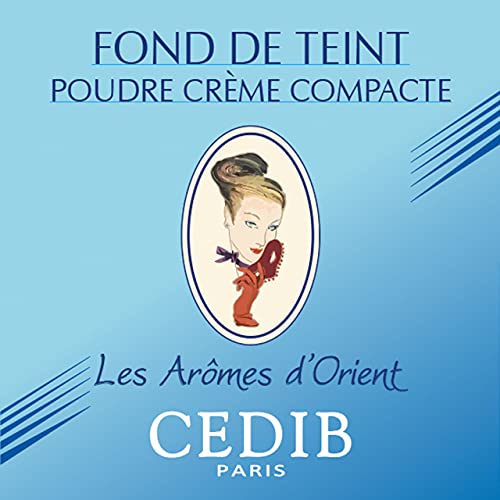 Cedib Paris Maquillaje Polvo Crema Compacto, Fond De Teint Poudre Crème Compacte, Les Arômes D'Orient, Damas 15 g