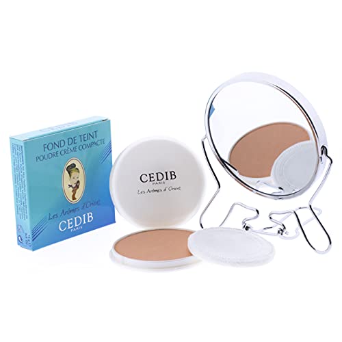 Cedib Paris Maquillaje Polvo Crema Compacto, Fond De Teint Poudre Crème Compacte, Les Arômes D'Orient, Damas 15 g