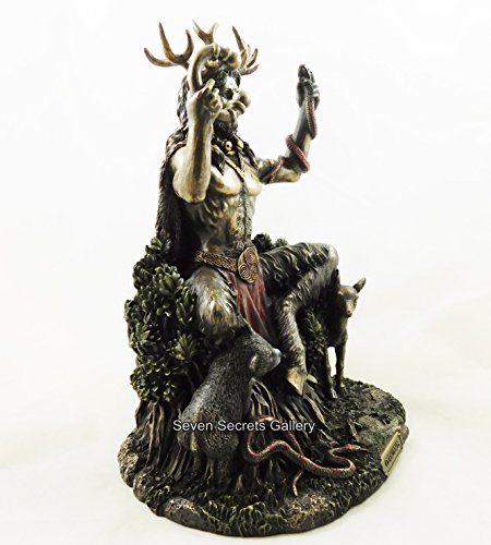 Cernunnos - Figura de estatua de bronce para el señor del bosque (3149)