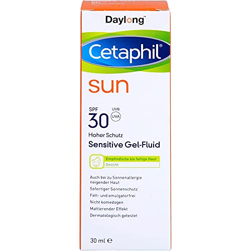 Cetaphil Sun Daylong 30 Sensitive Gel Fluido Cara 30 ml Gel