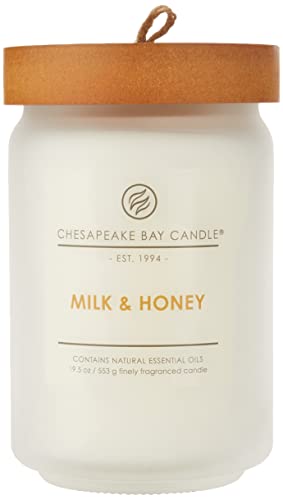 Chesapeake Bay Candle PT92191 Vela perfumada, leche y miel, tarro grande