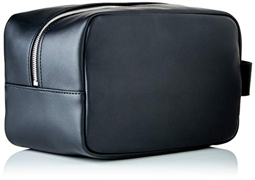 CK JEANS WASHBAG PU, Accesorio Billetera de Viaje para Hombre, Black, One Size