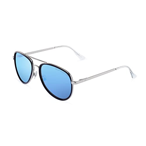 CLANDESTINE A15 Silver Navy Ice Blue - Gafas de sol Nylon HD Hombre & Mujer