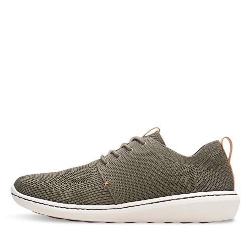 Clarks Step Urban Mix, Zapatillas Hombre, Verde Khaki, 42 EU