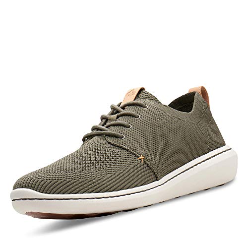 Clarks Step Urban Mix, Zapatillas Hombre, Verde Khaki, 42 EU