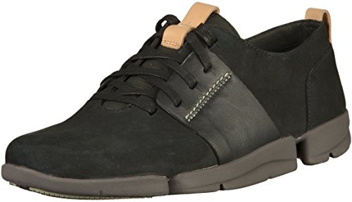 Clarks Tri Caitlin, Zapatillas Mujer, Negro (Black Combi), 36 EU