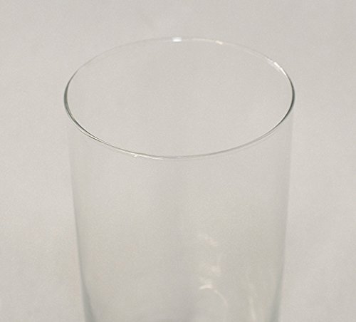 Clear Cilindro de Cristal Diámetro 10 Cm, Altura: 20 Cm.