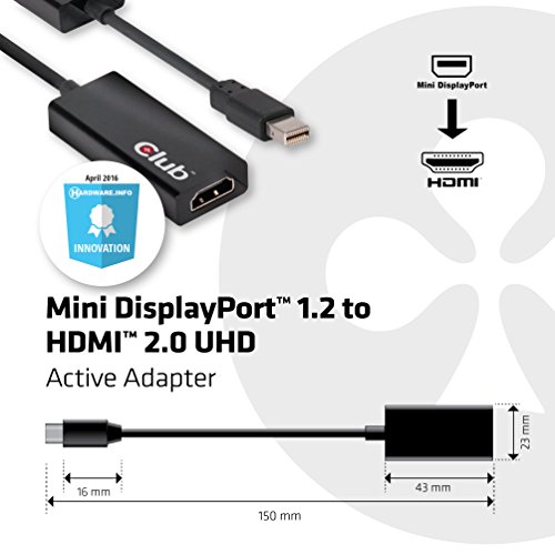 Club 3D CAC-1170 - Adaptador Mini DP a HDMI