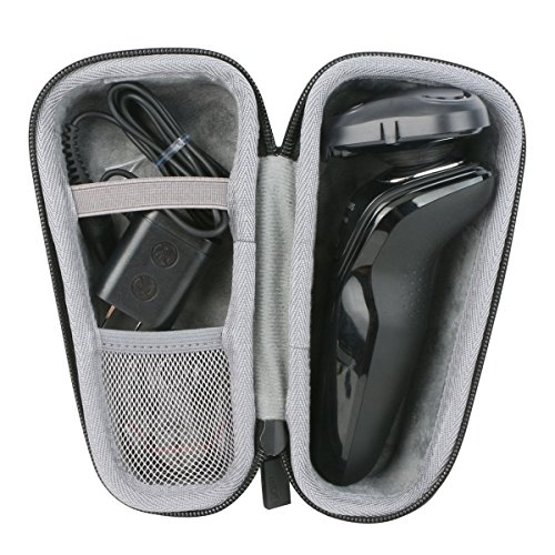 co2CREA Duro Viajar caja estuche funda para Philips Serie 5000 S5420/06 S5320/06 S5130/06 S5520/45 S5400/06 S5510/45 S5530/06 Afeitadora eléctrica（caja solo）