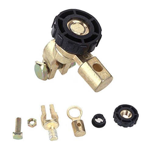 Cocar 17mm Diámetro Universal Coche Camión Barcos Batería Terminal Enlace Interruptor Parts Desconecte de Corte Quick L Forma para Menor Superior habitación