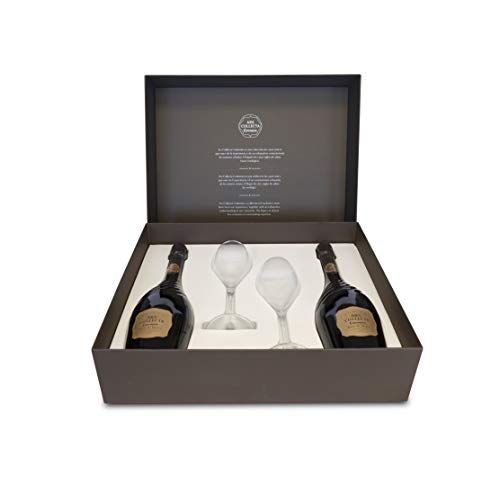 Codorníu Ars Collecta Blanc de Blancs - Cava Reserva - Estuche 2 botellas 75cl + 2 copas