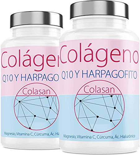 Colágeno Con Magnesio 180 comprimidos |Vitamina C|Ácido Hialurónico + Q10 |Cúrcuma | Hárpago | Vitamina D3 |Suplemento Para Una Piel Radiante y Un Buen Mantenimiento de las Articulaciones