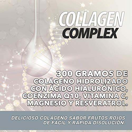 Colágeno Hidrolizado Peptan con Ácido Hialurónico, Magnesio, Coenzima Q10, Resveratrol y Vitamina C | Protege y repara articulaciones, músculos y huesos | Elimina arrugas y nutre la piel | 300g