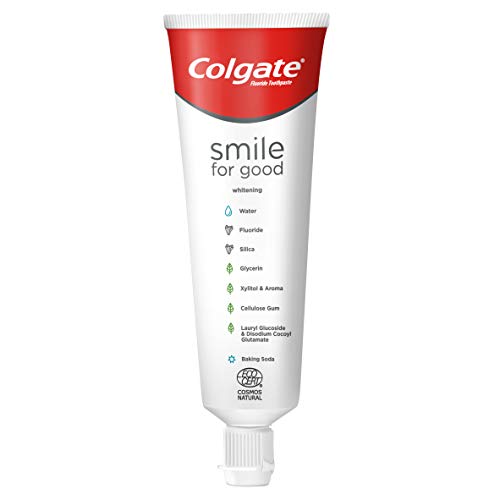 Colgate Smile For Good - Pasta dentífrica Vegan blanqueante, 75 ml