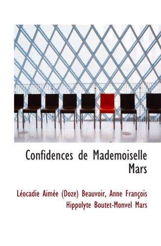 Confidences de Mademoiselle Mars