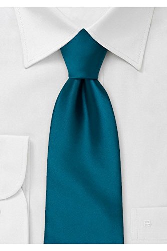 Corbata formal para hombre, lote de 5 unidades al por mayor, color liso, corbatas de boda, 8,9 cm, acabado satinado -  Azul - 