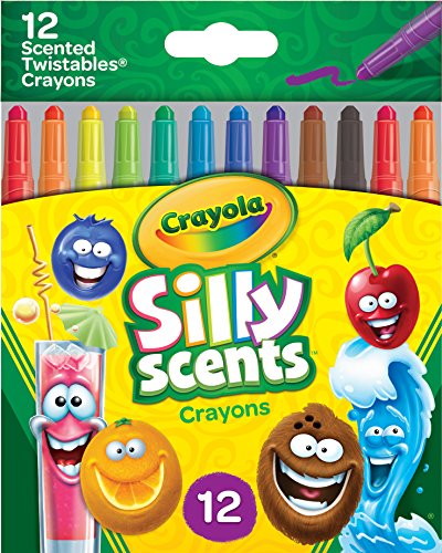 CRAYOLA Silly Scents Twistables - Lápices de cera, multicolor, 15,49 x 12,44 x 1,27 cm