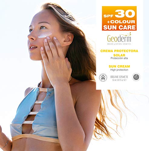 Crema Solar Facial 50ml| Crema Protección del Sol Cara| Protector Solar Anti-Manchas| Crema Ecológica | Aclara y Unifica el Tono de Piel| Aquisana