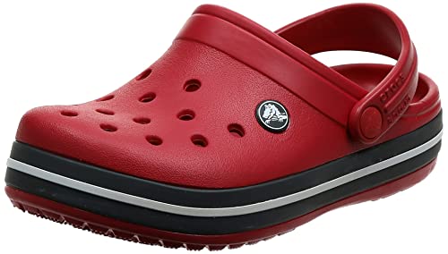 Crocs Crocband Clog Kids Unisex Niños Zuecos, Rojo (Pepper/Graphite), 30/31 EU