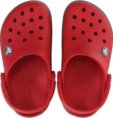 Crocs Crocband Clog Kids Unisex Niños Zuecos, Rojo (Pepper/Graphite), 30/31 EU