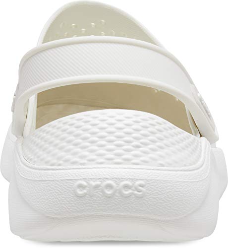 Crocs Literide Clog, Zuecos Unisex Adulto, Almost White/Almost White, 37/38 EU