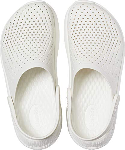 Crocs Literide Clog, Zuecos Unisex Adulto, Almost White/Almost White, 37/38 EU