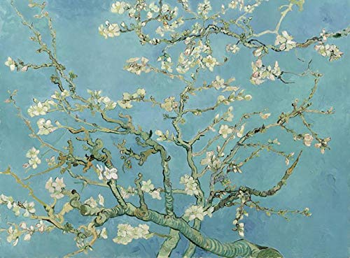 Cuadro Canvas Almendro en Flor de Vincent Willem Van Gogh  - Ancho: 75cm - Alto: 55cm - Cuadro Fabricado en España