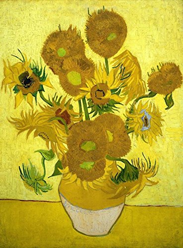 Cuadro Canvas Sunflowers - Girasoles de Vincent Willem Van Gogh  - 40cm x 55cm