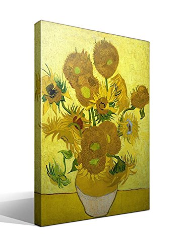 Cuadro Canvas Sunflowers - Girasoles de Vincent Willem Van Gogh  - 40cm x 55cm