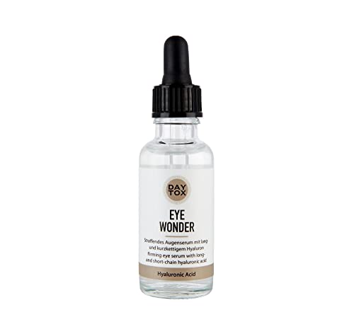 DAYTOX Eye Wonder - Suero Reafirmante Hialurónico para Ojos - Efecto Inmediato - Vegano - Sin Colorantes, sin Silicona y sin Parabenos - 1 x 30 ml