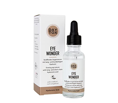 DAYTOX Eye Wonder - Suero Reafirmante Hialurónico para Ojos - Efecto Inmediato - Vegano - Sin Colorantes, sin Silicona y sin Parabenos - 1 x 30 ml