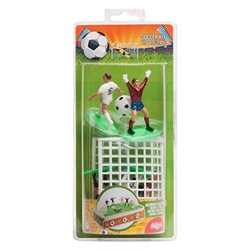 Dekora - Decoracion para Tartas de Cumpleaños con Figuras de Futbol