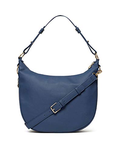 Desigual Bols_inés Siberia - Bolso bandolera, Azul (Blau Espacial), 2.5x24.8x36.15 cm (B x H x T)