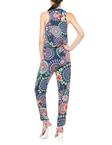 Desigual PANT_MIREIA - Pantalones Mujer, color azul, talla 36 (Talla del fabricante: 28)