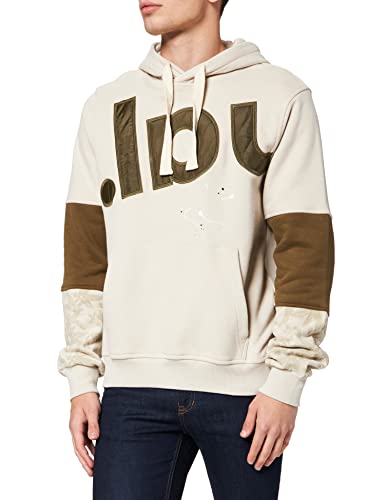 Desigual Sweat_Amal Sudadera, White, M para Hombre