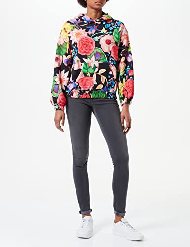 Desigual Sweat_Carol Sudadera, Negro, S para Mujer