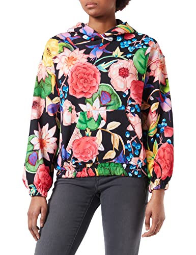 Desigual Sweat_Carol Sudadera, Negro, S para Mujer