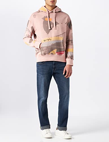 Desigual Sweat_Surf Sudadera, Rojo, L para Hombre