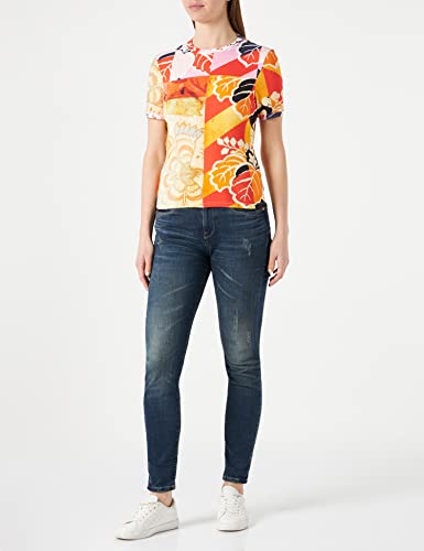 Desigual TS_Baton Rouge Camiseta, Multicolor, XS De Las Mujeres